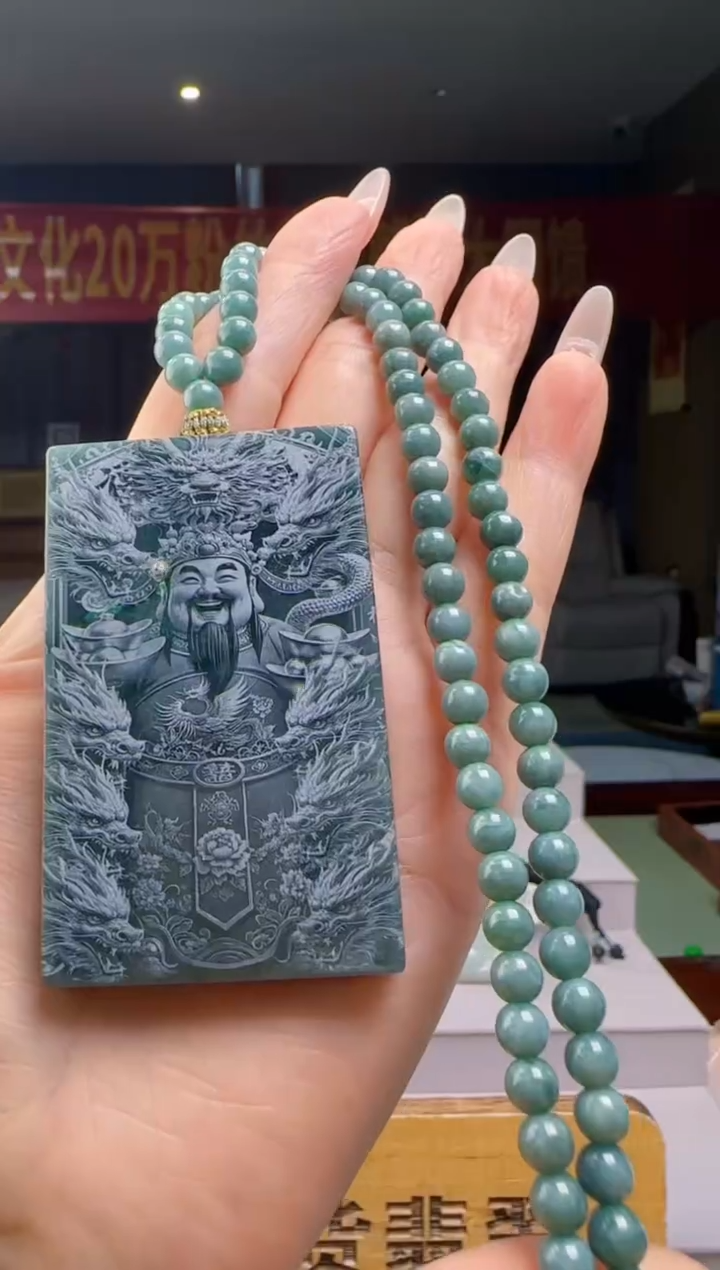 翡翠未镶嵌吊坠(赠链)多样性发其一YJ@@WS1WX36452