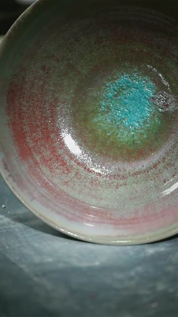 【闪购商品】碗浪鬼柴烧浪鬼家釉绘柴烧 