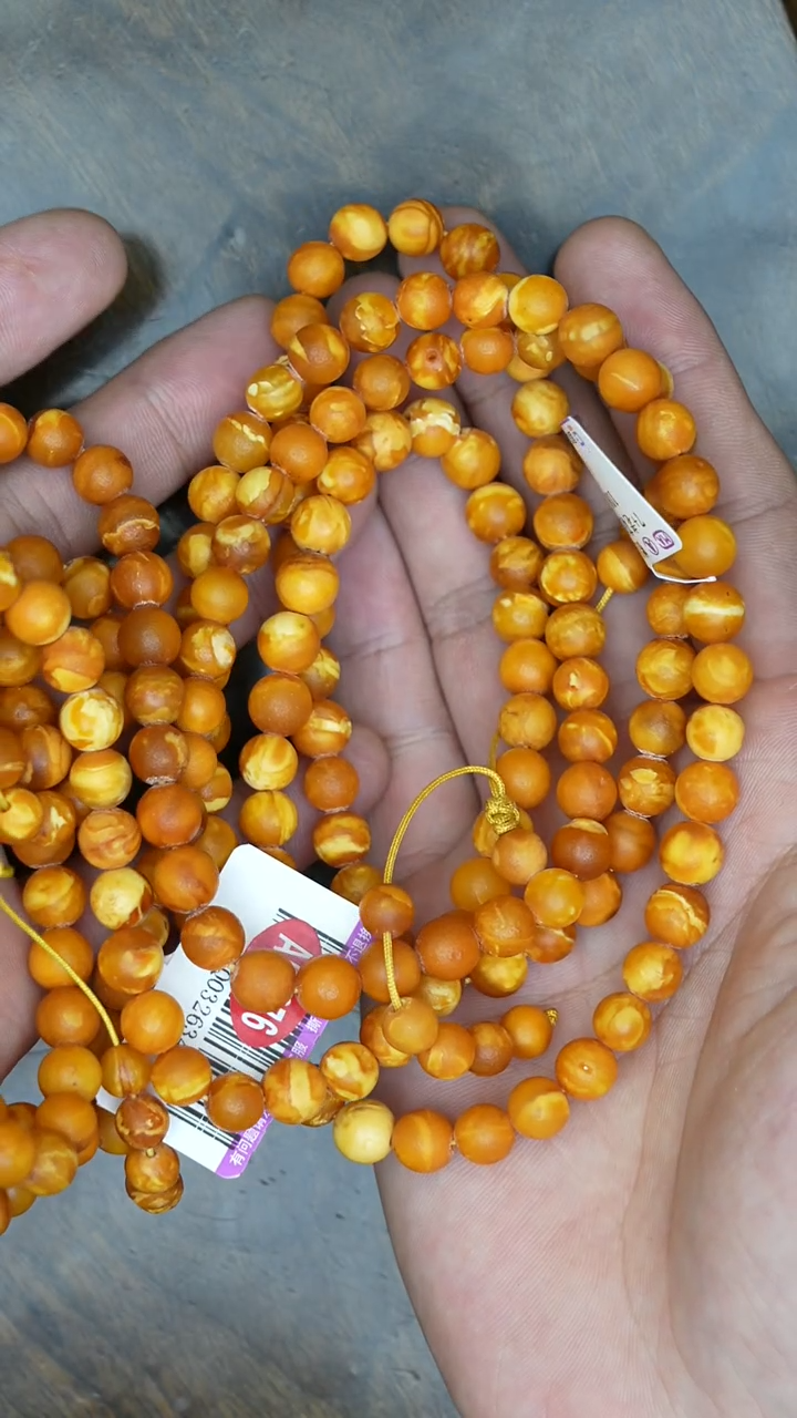【闪购商品】琥珀裸石未镶嵌微瑕橘皮老花蜡10多样性发其一