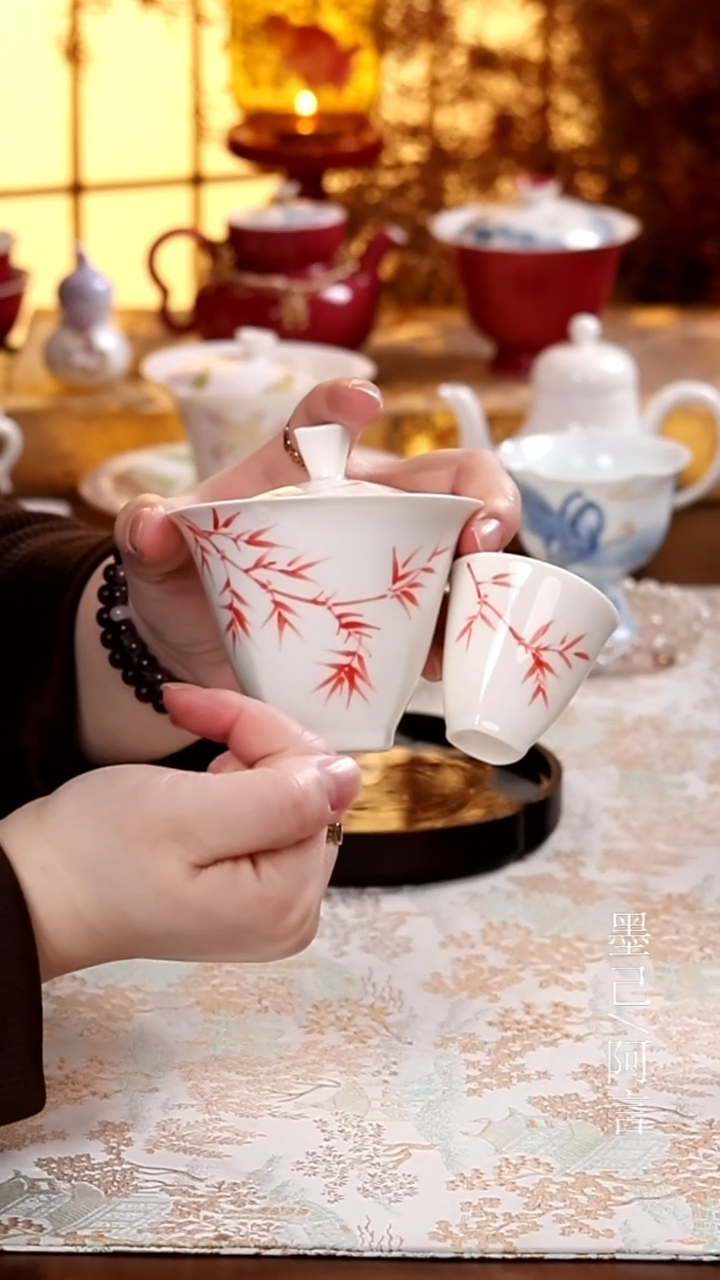 盖碗+茶杯          