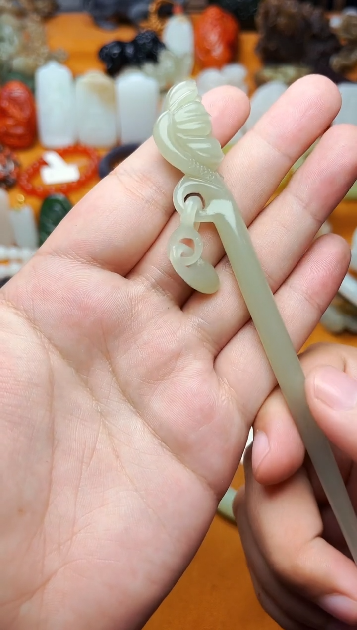 【闪购商品】和田玉发饰未镶嵌发簪