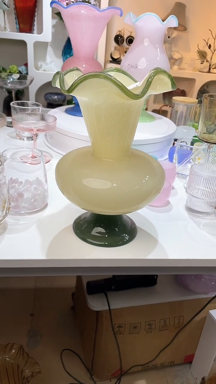 【闪购商品】琉璃大肚芬顿花瓶