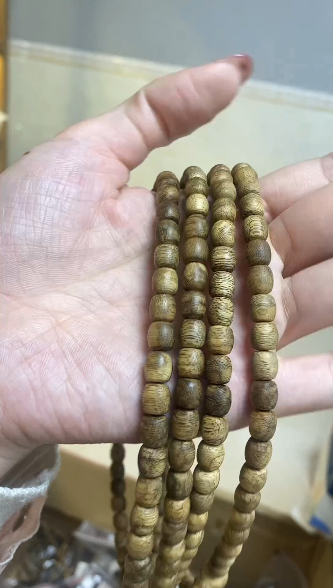 【闪购商品】沉香手串菩萨棋老型长串虎皮纹0.7多样性发其 一