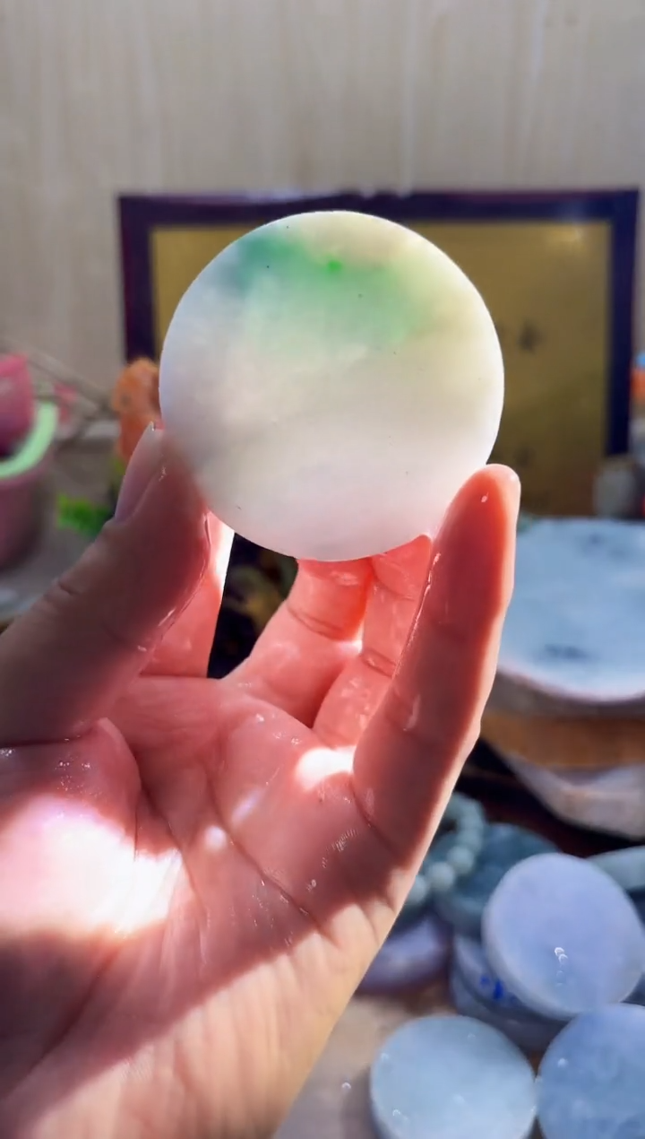 翡翠挂件未镶嵌A货常星2739