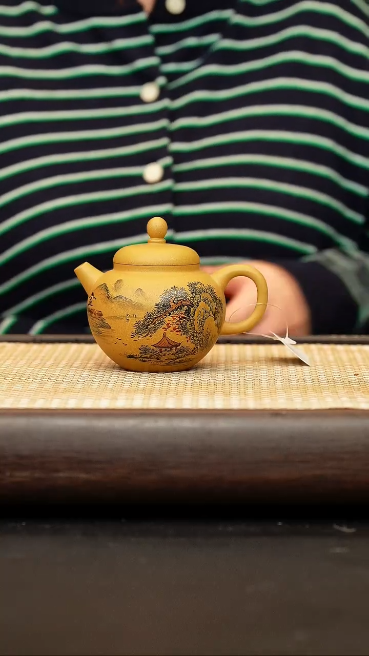 茶壶紫砂笠帽 段泥 160cc