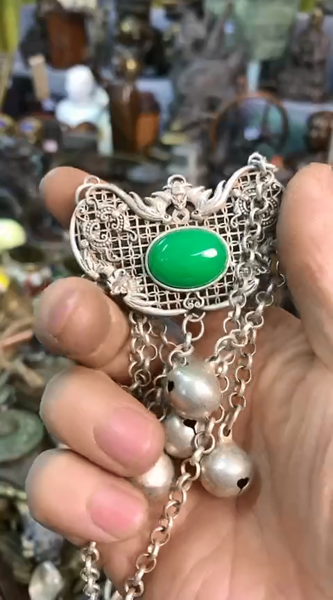 【闪购商品】一物一拍编号嵌绿挂锁