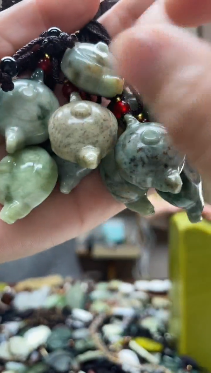 未镶嵌岫玉吊坠·多样性发货拍一发一