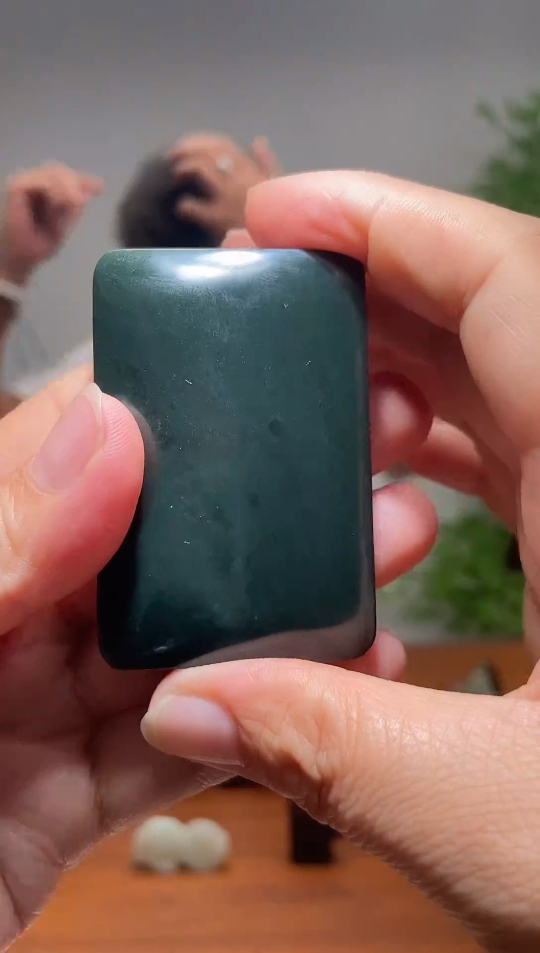 和田玉未镶嵌颈饰无事牌