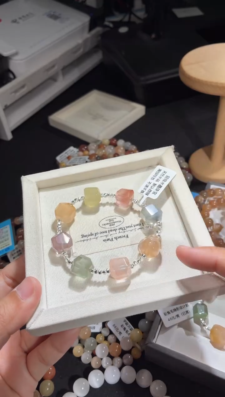 未镶嵌手链水晶52号多样性发一D