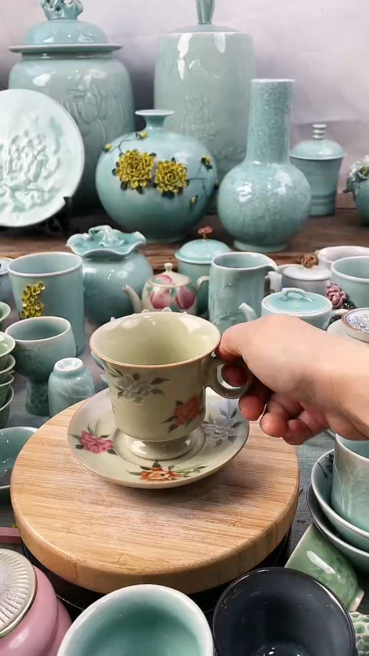 【闪购商品】特价 微瑕 慧仙青瓷