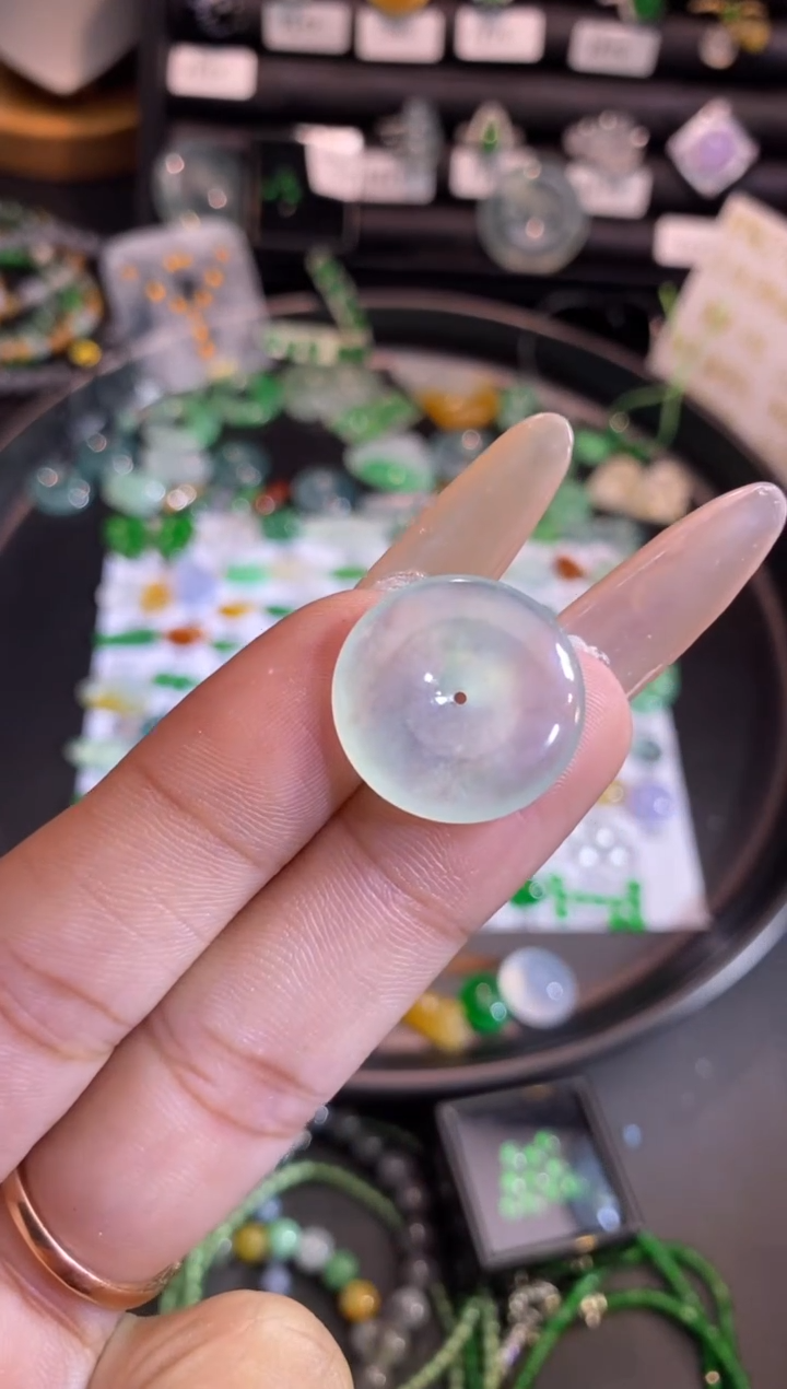 【闪购商品】翡翠挂件未镶嵌扣子