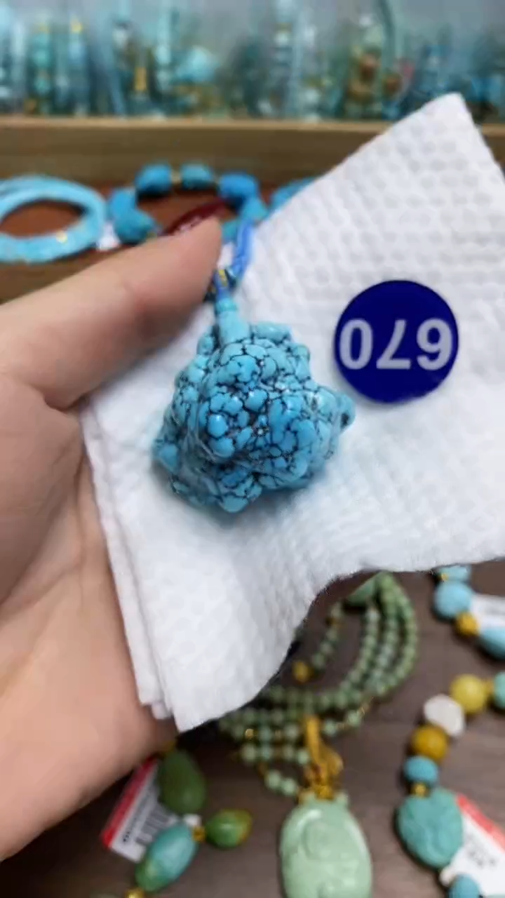 【闪购商品】绿松石项链未镶嵌670