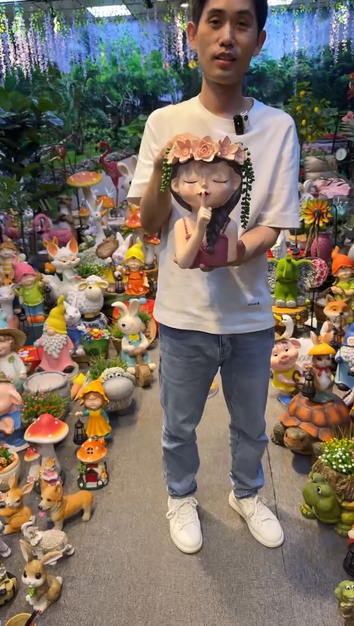 陶瓷花园庭院摆件&00&