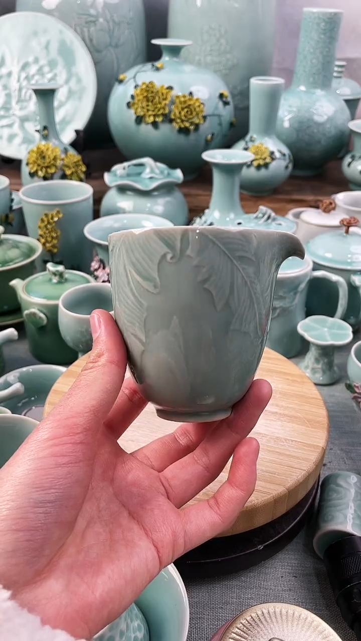 【闪购商品】特价 微瑕 慧仙青瓷