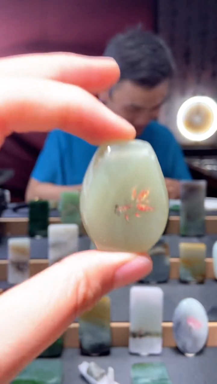 和田玉未镶嵌挂件yc