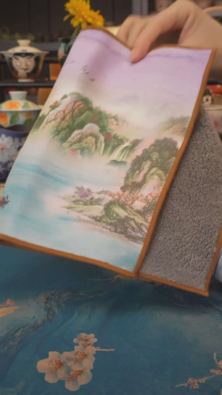 【闪购商品】直播间福利 山河茶巾15*30cm