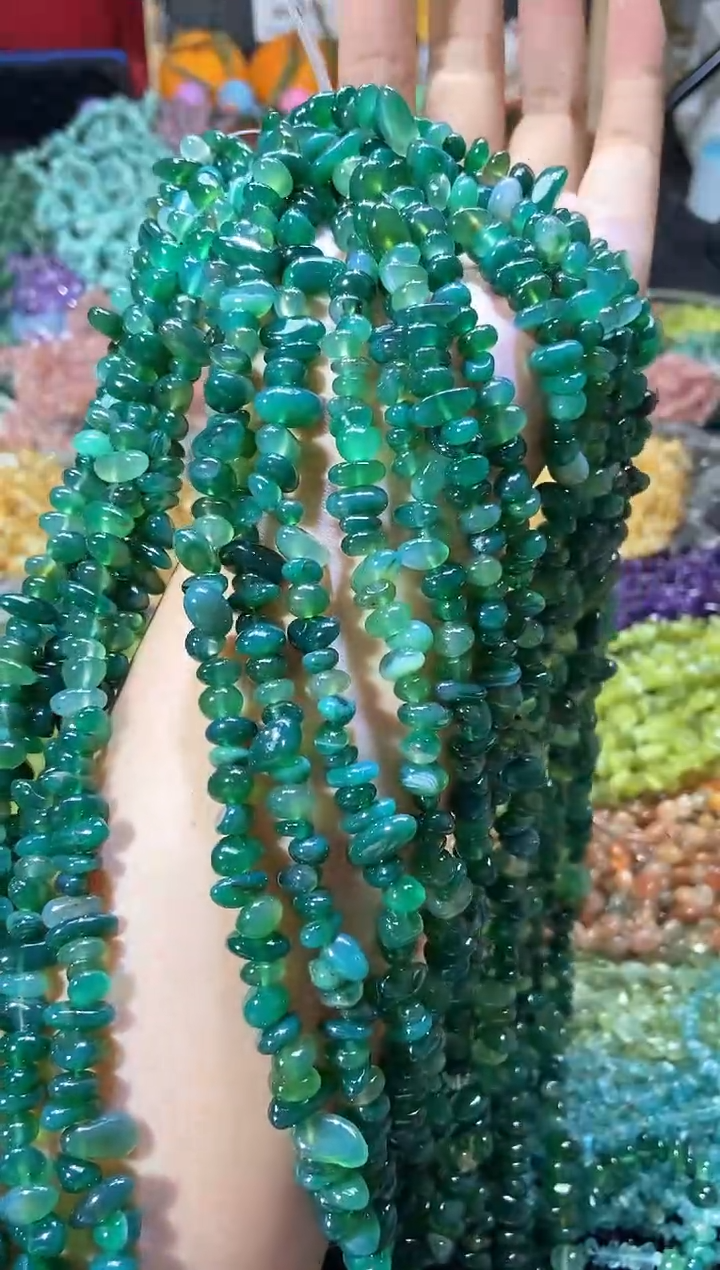 水晶珠宝半成品未镶嵌aaa绿玛