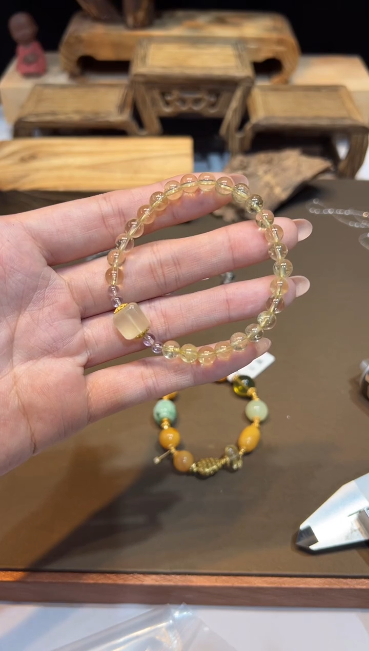 未镶嵌手链水晶手饰@@