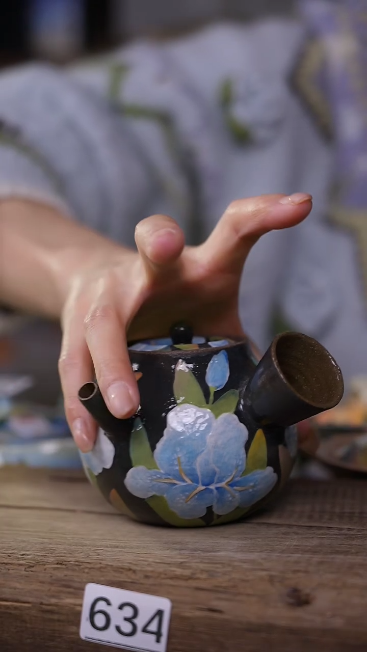 【闪购商品】瓷片油画风·彩绘·设计师石一款