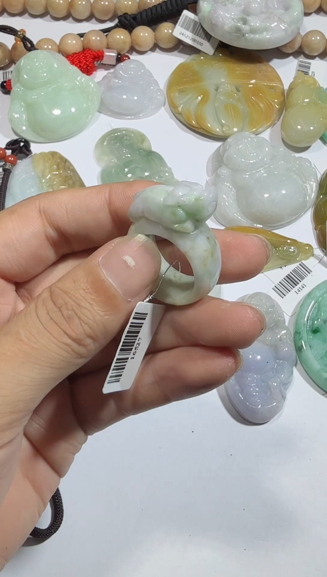 【闪购商品】翡翠颈饰未镶嵌00017652