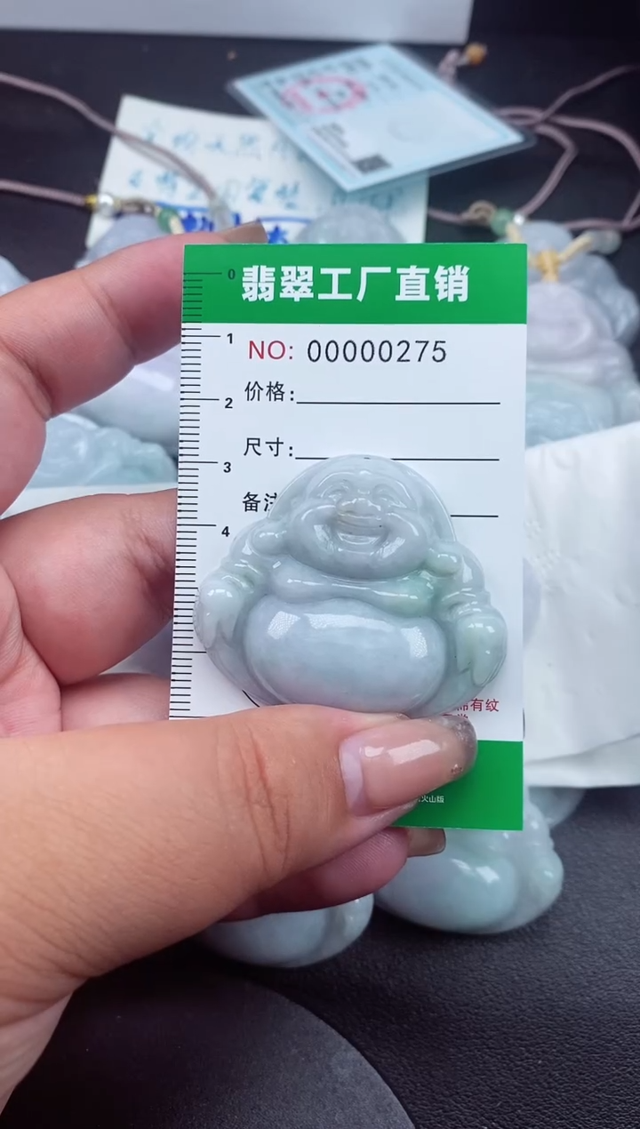 翡翠未镶嵌颈饰缅甸天然A货翡翠0275