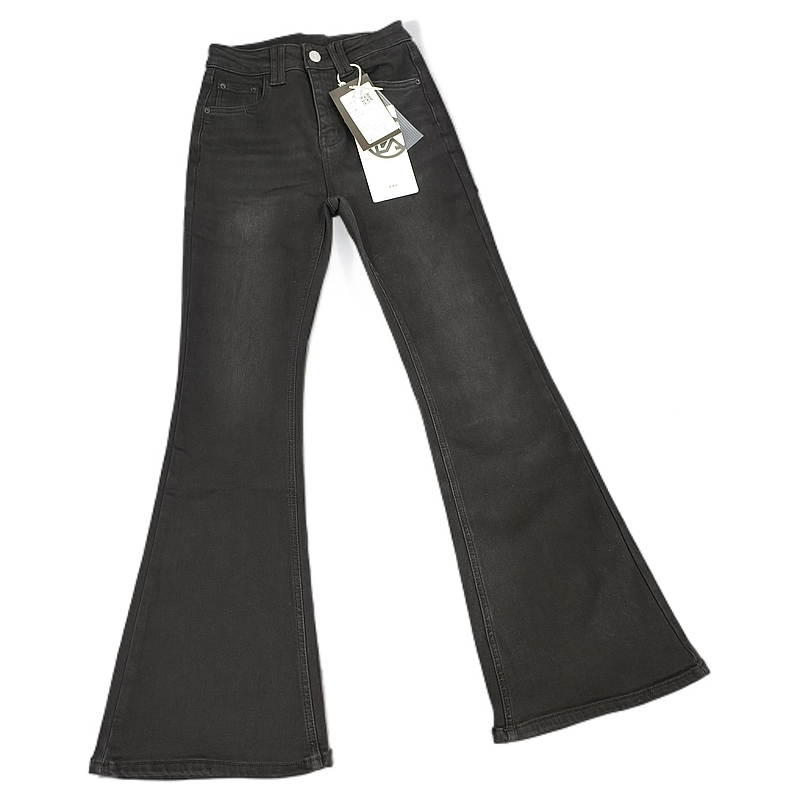 酷版牛仔植绒微喇女神裤98777款Z12-2