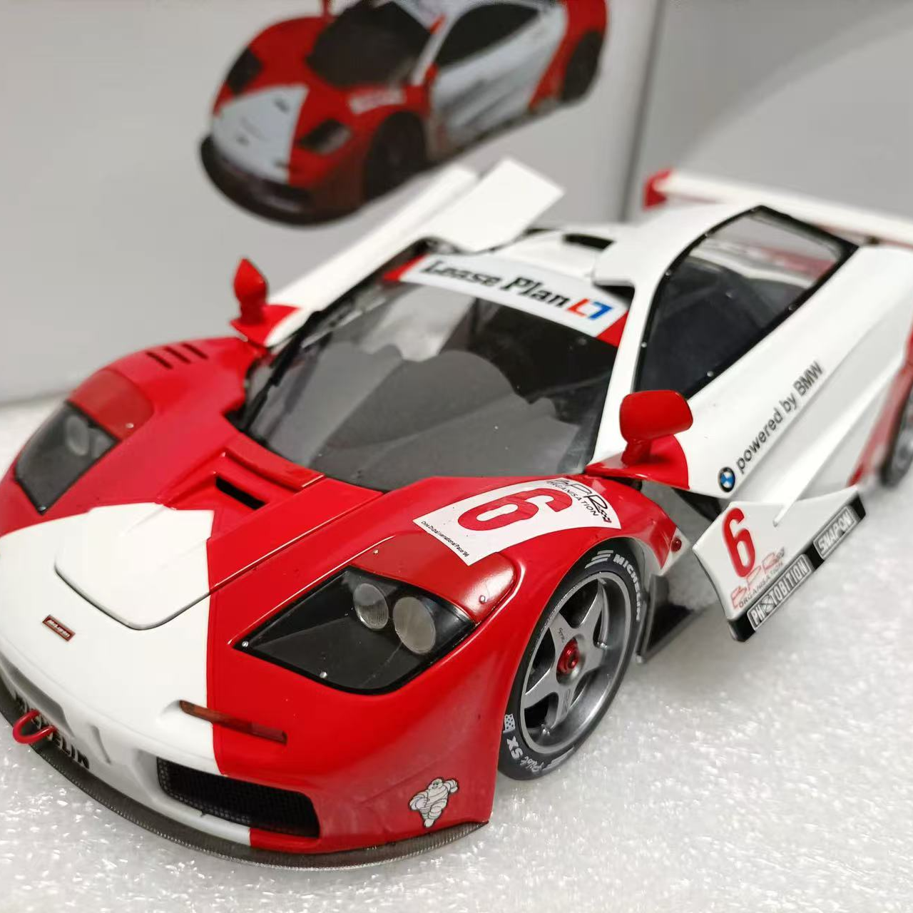TSM 1/18 迈凯轮赛车模型Mclaren F1 GTR Zhuhai BPR 1996 万宝路