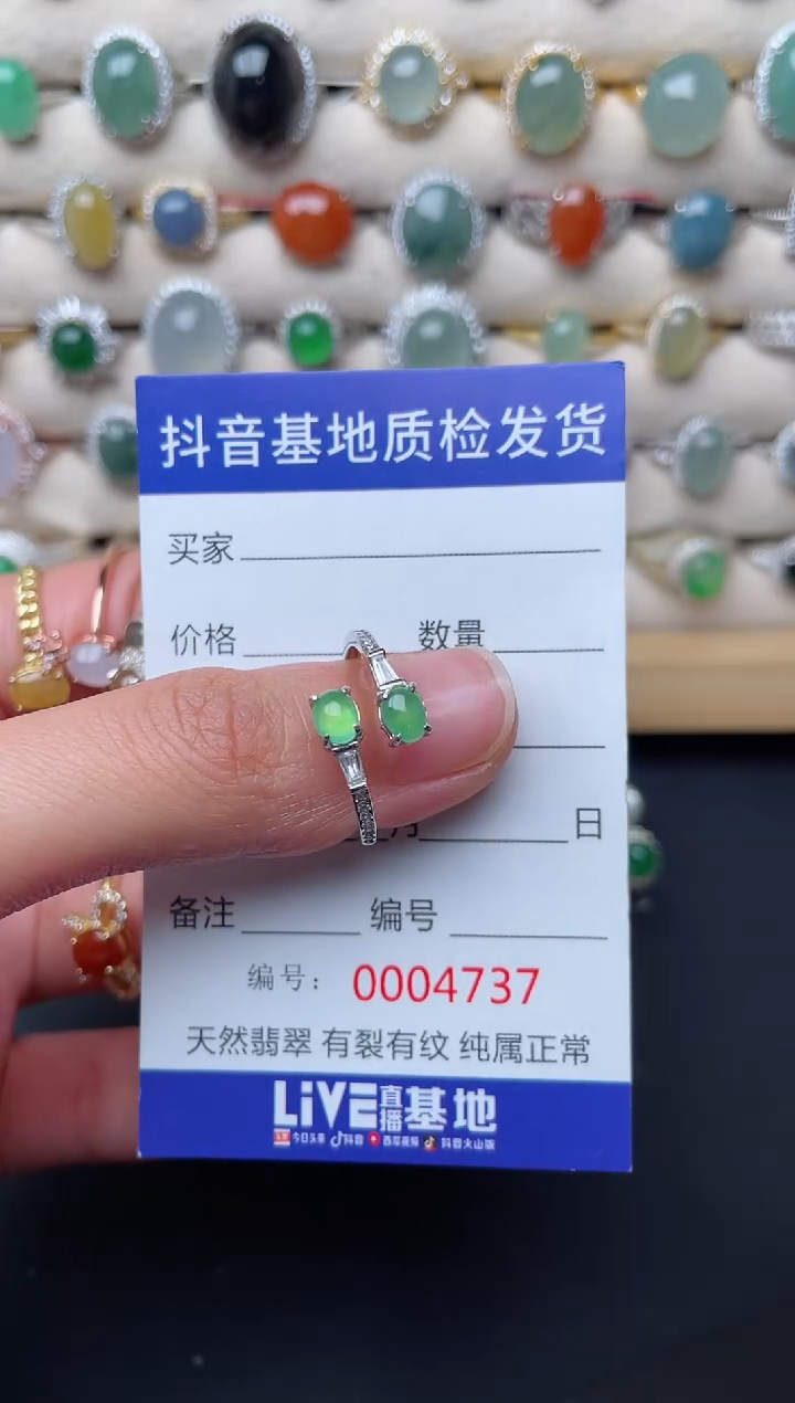 【闪购商品】翡翠戒指银S925镶嵌...........