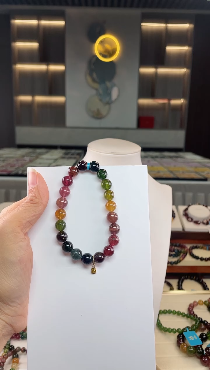 【闪购商品】碧玺单圈手串未镶嵌（多样性发一条）Q