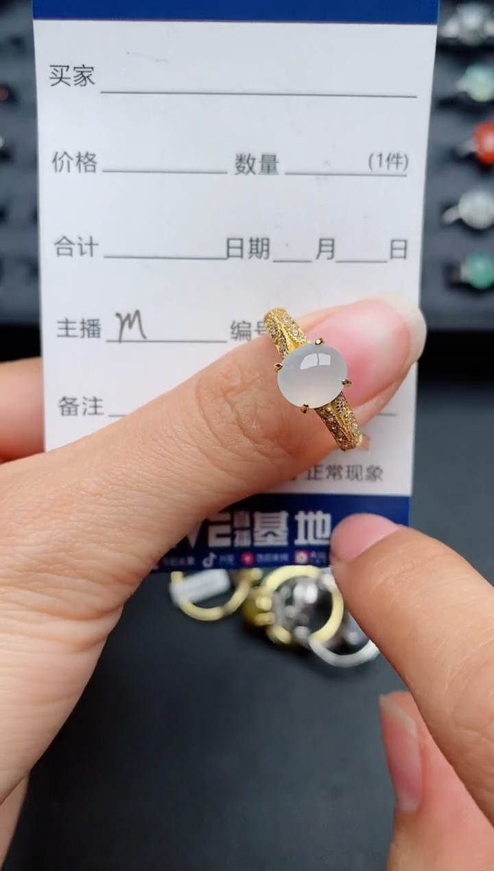 【闪购商品】翡翠戒指银S925镶嵌............