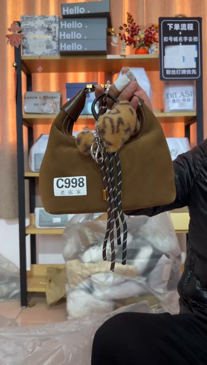 小牛剖层皮革老张家女包998