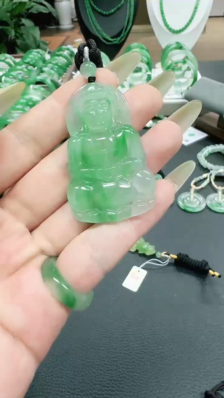 未镶嵌1石英质玉（非洲翠）/9580