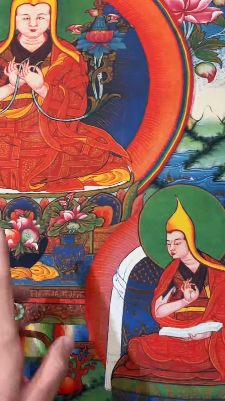 装裱画唐卡藏艺阁手绘作品TK16061