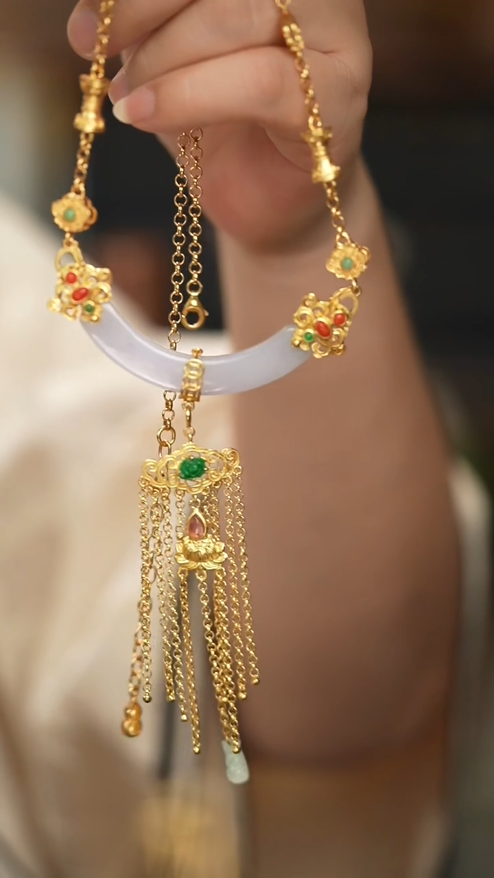 【闪购商品】翡翠挂件银S925镶嵌新款