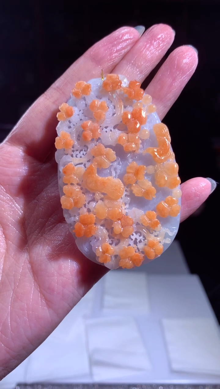 【闪购商品】定制翡翠未镶嵌挂件发货（拍一发一）
