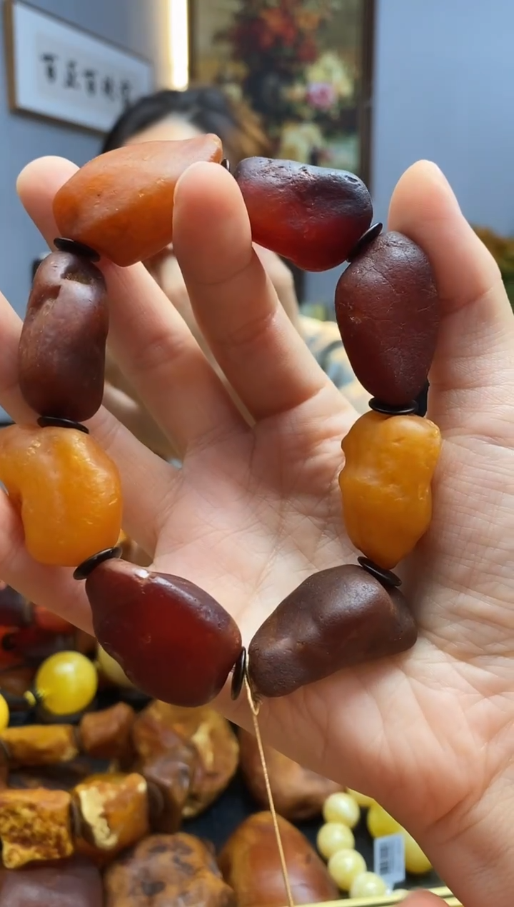 手串琥珀未镶嵌手串