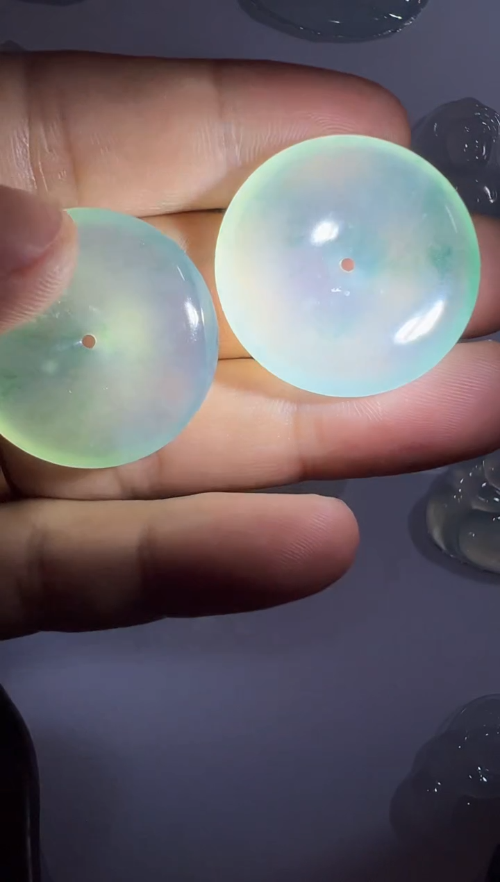 未镶嵌定制翡翠翡翠扣子