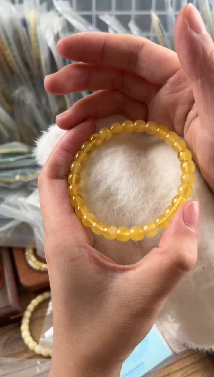 【闪购商品】蜜蜡裸石未镶嵌福利蜜蜡手串没品控7