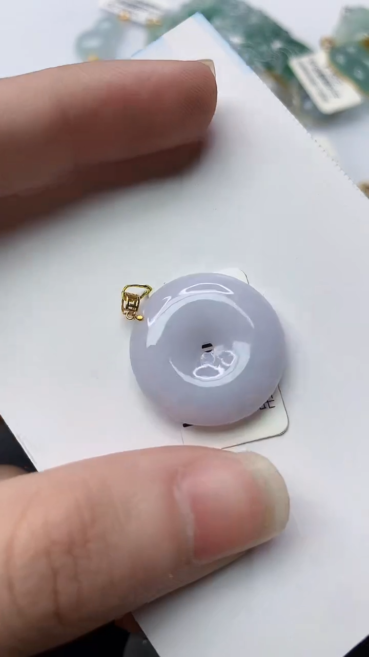 【闪购商品】翡翠颈饰18K金镶嵌86..........