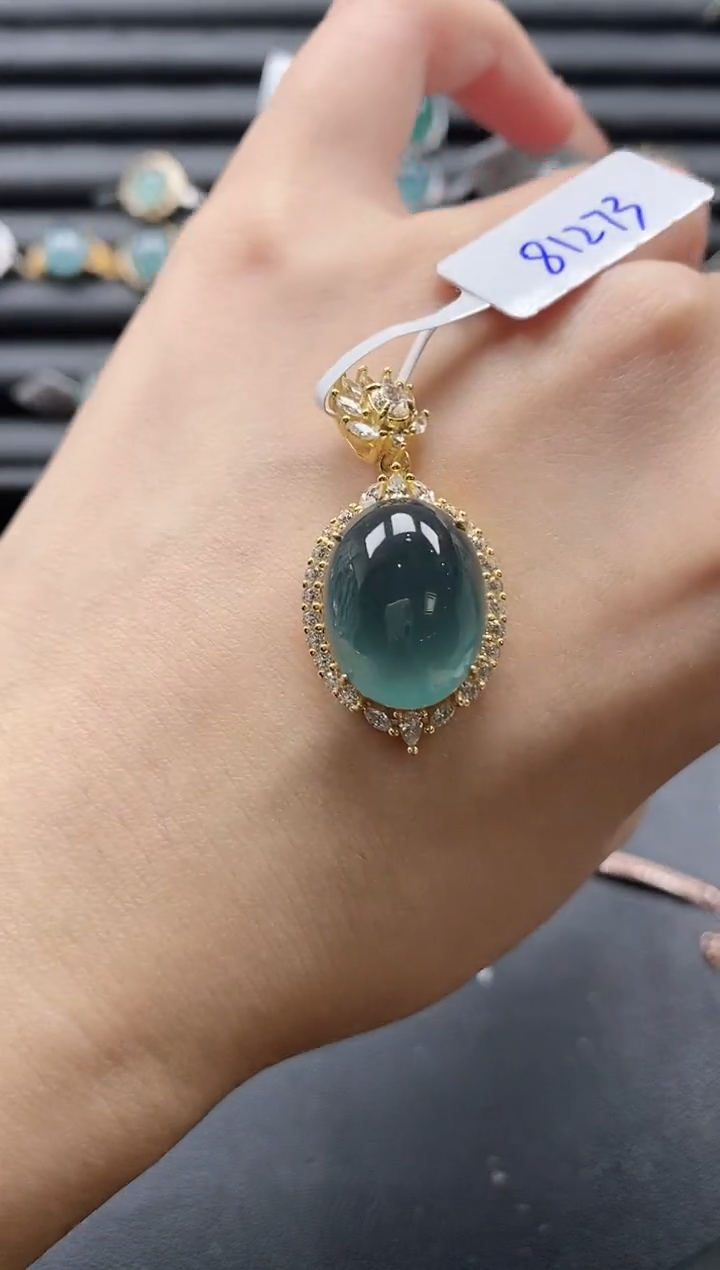 【闪购商品】翡翠戒指银S925镶嵌1111