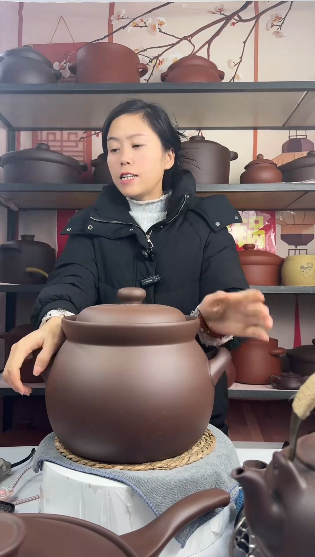 紫砂7L大肚煲紫泥