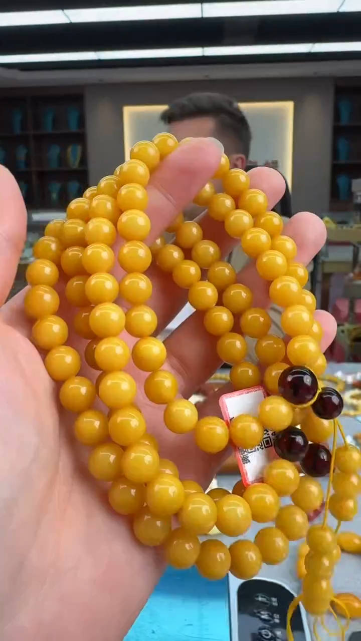 【闪购商品】琥珀颈饰未镶嵌407秒拍号