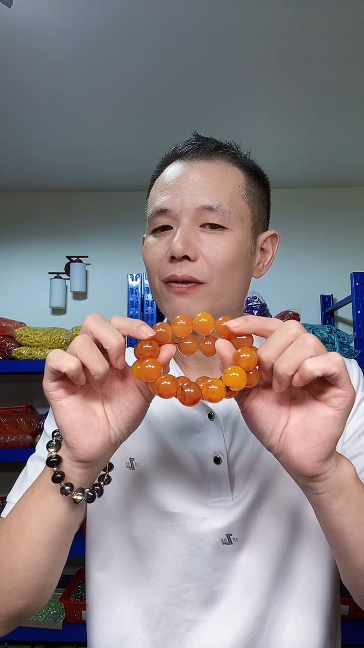 未镶嵌颈饰玛瑙/玉髓DY004印尼山龟甲手串20mm
