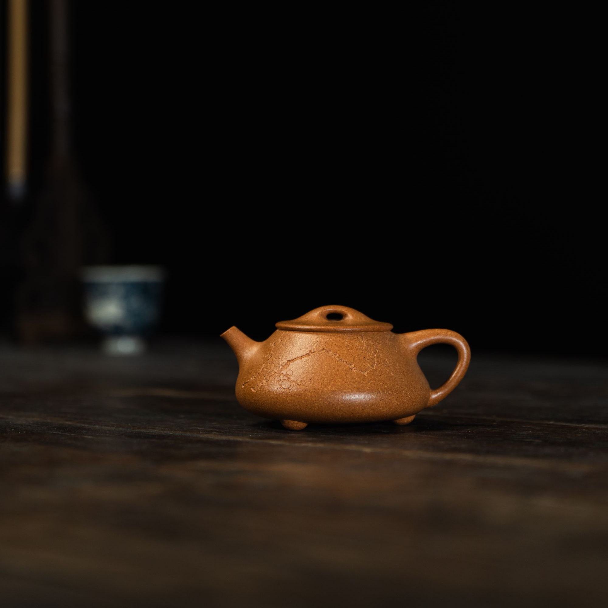 藏风系列【满瓢】黄段泥 105cc 精工半手