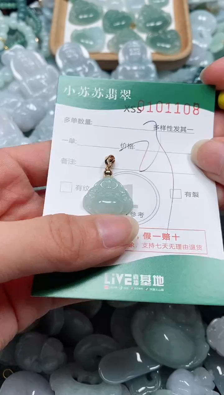 【闪购商品】翡翠颈饰未镶嵌闪购商品0101108