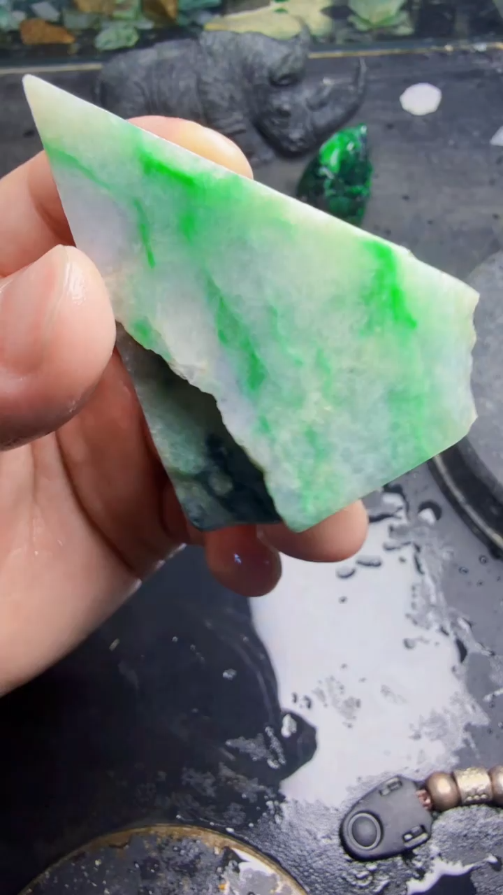 未镶嵌挂件翡翠天然翡翠061