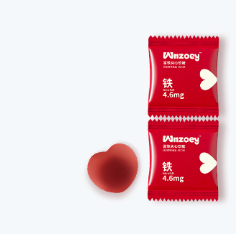 Wnzoey富铁夹心软糖试用2粒