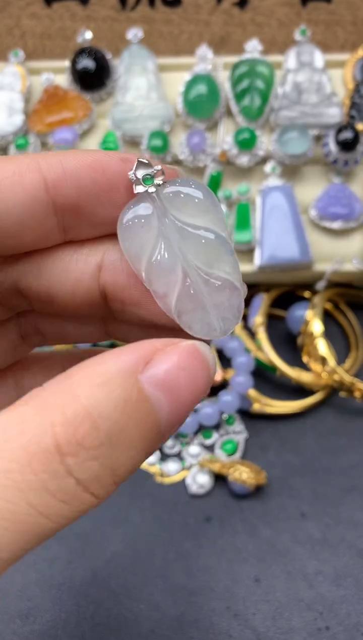 【闪购商品】翡翠颈饰18K金镶嵌212-中国好珍宝