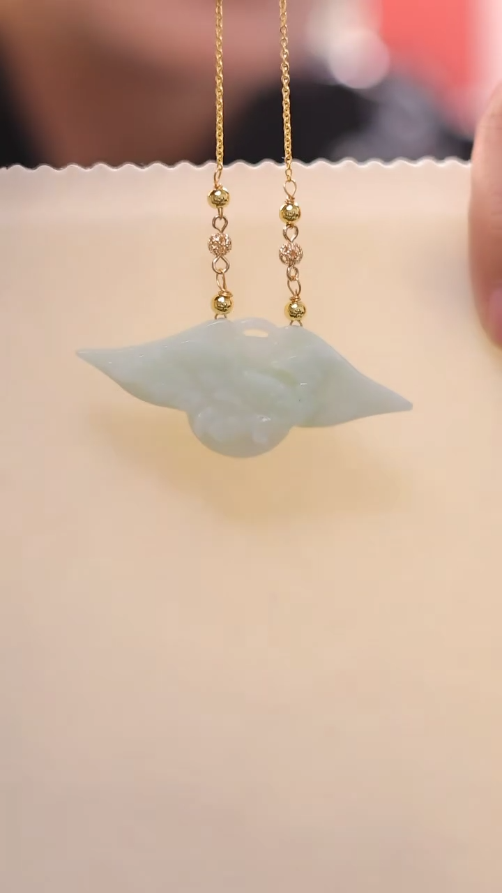 【闪购商品】翡翠颈饰银S925镶嵌24小时内发货质保A货