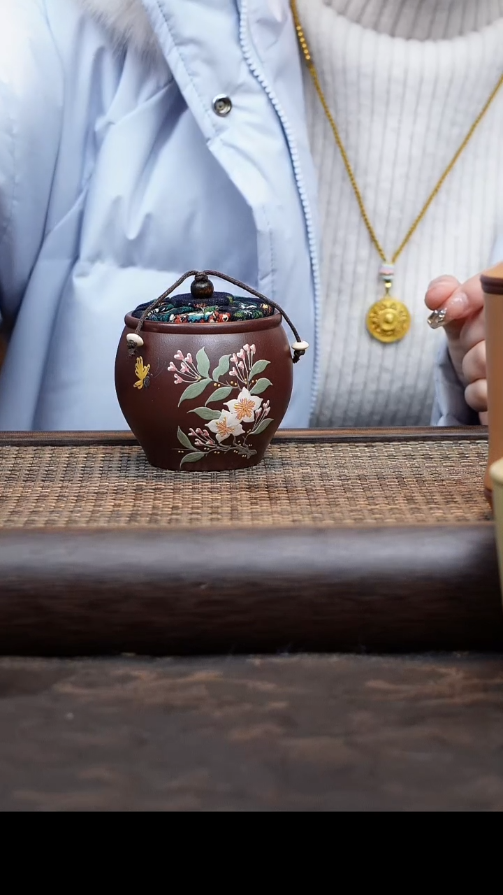 【闪购商品】紫砂茶杯茶叶罐紫泥